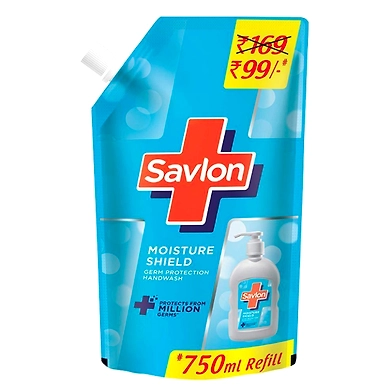 Savlon Moisture Shield Handwash - 750 ml-SKU-6930