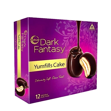 Sunfeast Cakes Dark Fantasy YumFills 100 Vegetarian 253g-SKU-6903