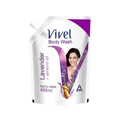 Vivel Body Wash, Lavender and Almond Oil-SKU-7007