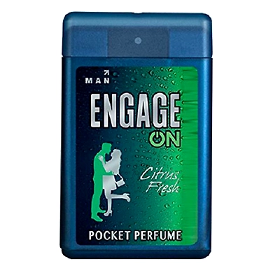 Engage ON Citrus Fresh Pocket Perfume, 18.4 ml-SKU-6951