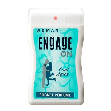 Engage ON Cool Aqua Pocket Perfume - Woman, 18.8ml-SKU-6954