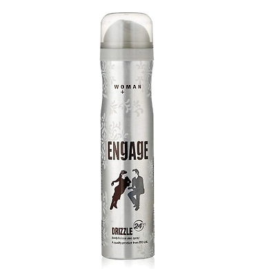 Engage New Metal Range Drizzle Deodorant Spray For Women, 165ml /110 g-SKU-6957
