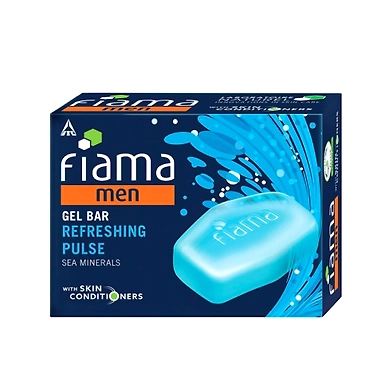 Fiama Men Refreshing Pulse Gel Bar, 125g (Buy 3 Get 1 Free)-SKU-6959