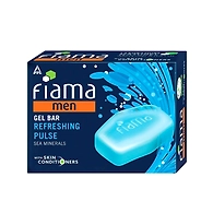 Fiama Men Refreshing Pulse Gel Bar, 125g (Buy 3 Get 1 Free)