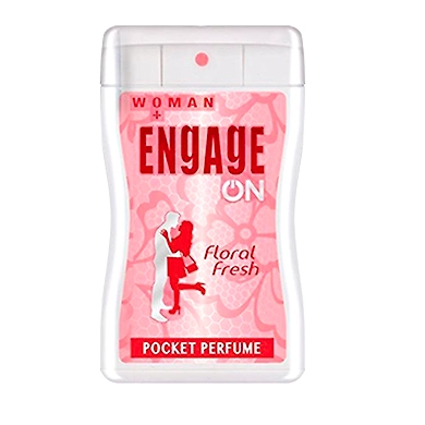 Engage ON Floral Fresh Pocket Perfume, 18.8ml-SKU-6968