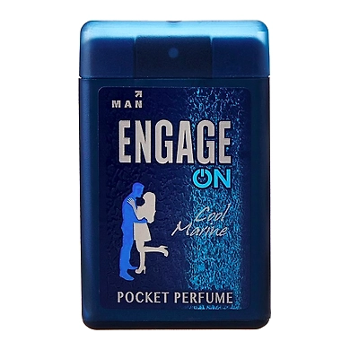 Engage ON Cool Marine Pocket Perfume for Man, 18.4ml-SKU-6970