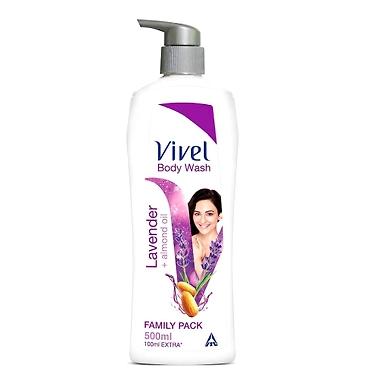 Vivel Body Wash, Lavender and Almond Oil-SKU-6988