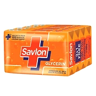 Savlon Glycerine Soap, 125g (Buy 3 Get 1 Free)
