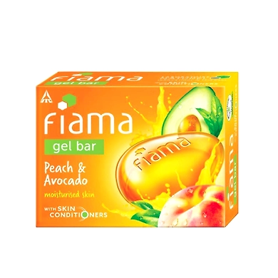 Fiama Mild Dew Gel Bar, Peach and Avocado, 125g-SKU-7011