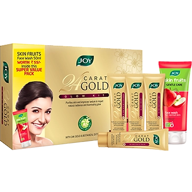 Joy 24 Carat Gold Glow Facial Kit-SKU-HERB-1365