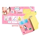 Johnson's Baby Care Collection with Organic Cotton Baby Romper and Baby Milestone Book (10 Gift Items, Pink)-JJ029-sm