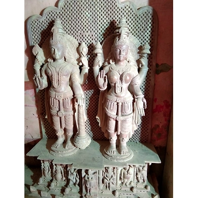 Laxmi Narayan stone craft 42 inches-PU1120-S4