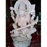 Maa saraswati  stone craft