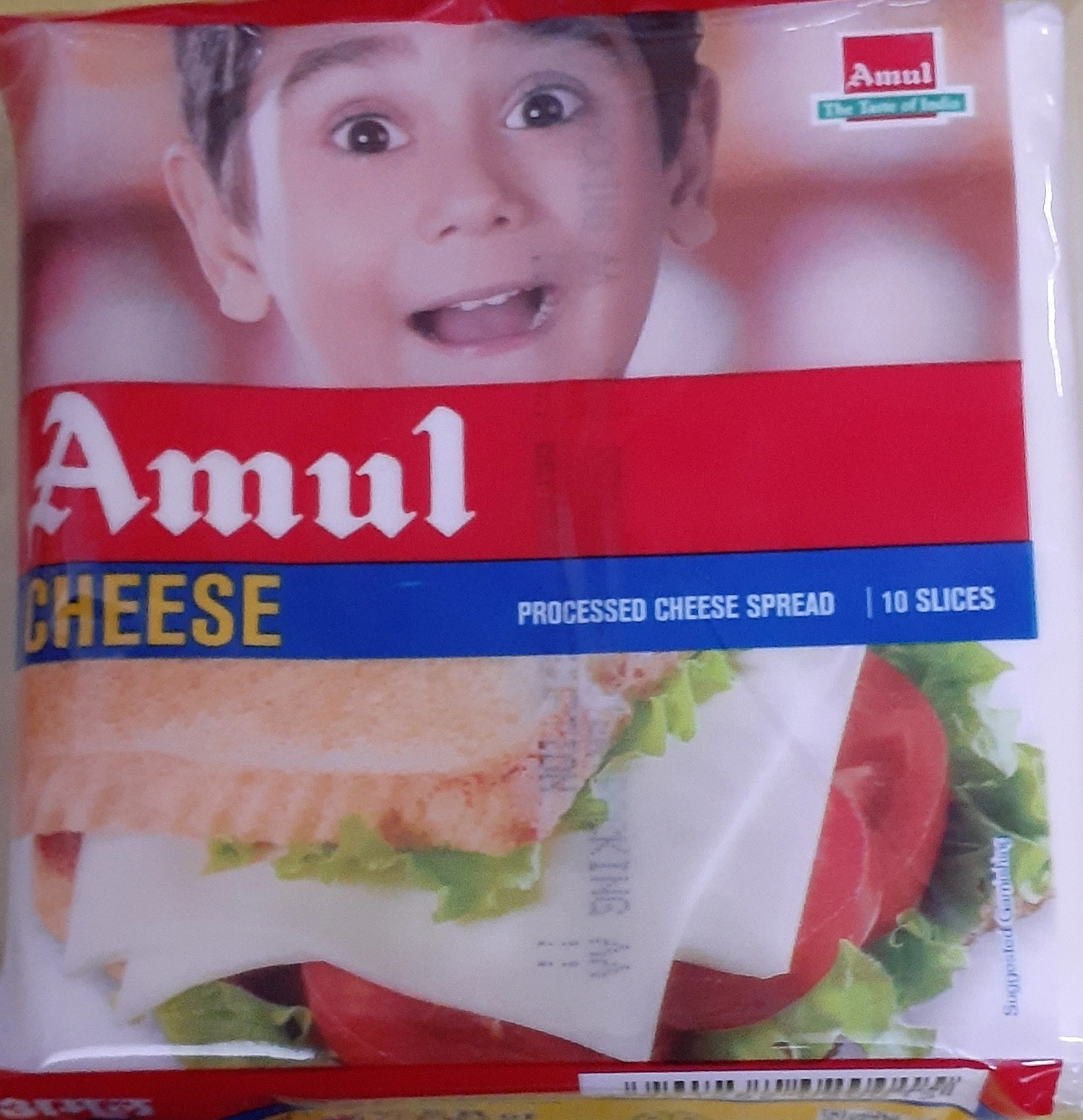 Amul Cheese Slice 200gm-SKU-Britania043