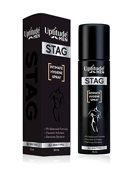 Uptitude Men Stag Intimate Hygeine Spray 30ml (Pack of 2)-BBPCHGSP01