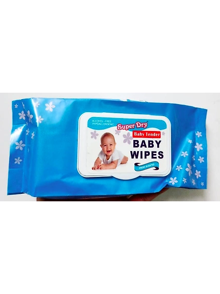 Baby wipes Blue Pack of 2 (80x2)