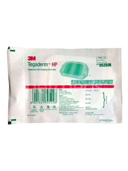 3M Tegaderm HP 8526IN, Size: 10x12cm (Pack of 50)-BBPC2457SURGI396