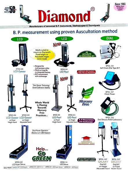 DIAMOND BPDG 241 LED SUPER DLX LATEX CUFF, ADV,
BATT, ADPT-BKSINSTRUM245727BKINSTRU157