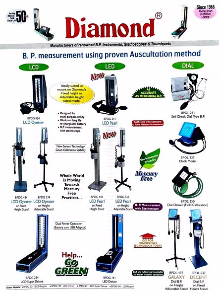 DIAMOND BPDG 441 LED PEARL-ON FIXED HEIGHT STAND-BKSINSTRUM245727BKINSTRU160