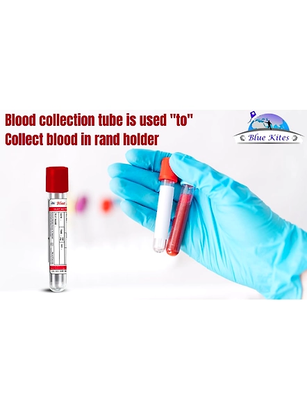 BLUEKITES Clot Non Vacuum Activator Tubes (200) -Red-1