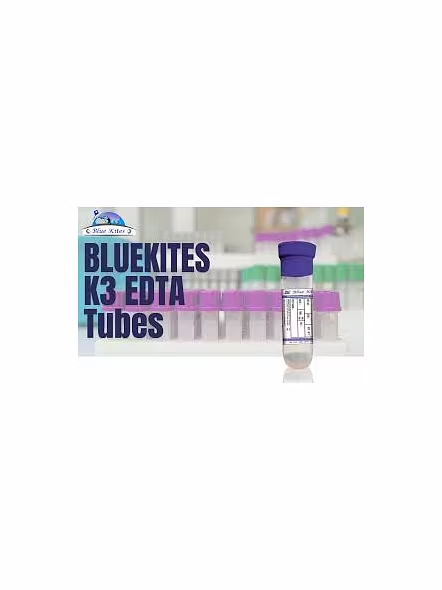 BLUEKITES K3 EDTA Tubes (200) - Premium Borosilicate Glass Lab Tubes-3