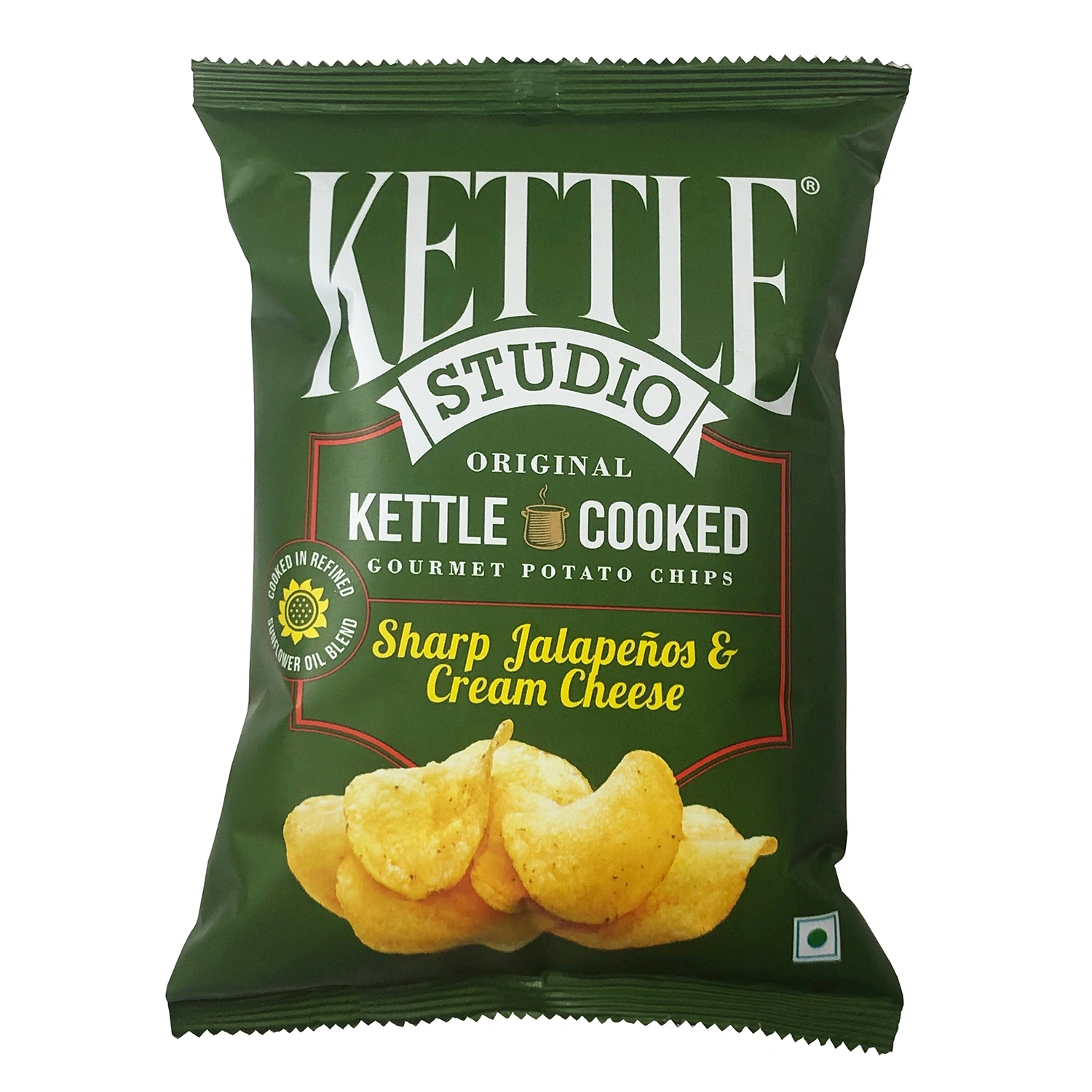 KETTLE-SHARP JALAPENOS &amp; CREAM CHEESE 125GM-T12RP14K25SHA002