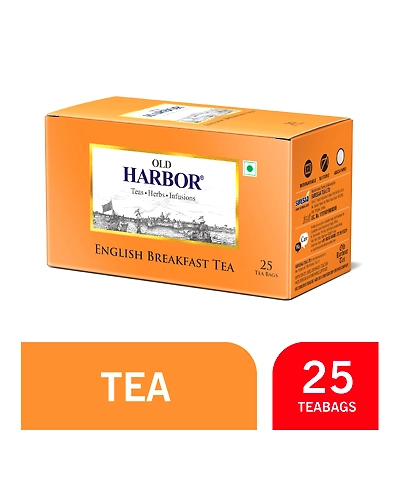 Old Harbor English Breakfast Tea 25 Tea Bags-engbft