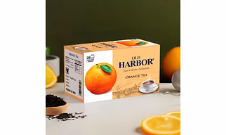 Old Harbor Orange Black Tea 25 tea bags with sachet