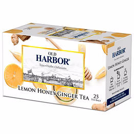 old harbor lemon honey ginger tea 25 tea bags