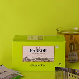 old harbor green tea 25 tea bags