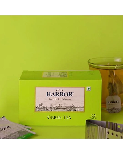 Old Harbor Green Tea 25 Tea Bags-greentea