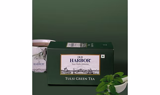Old Harbor Tulsi Green Tea 25 Tea Bags
