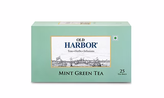Old Harbor Mint Green Tea 25 Tea Bags