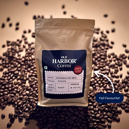 old harbor roasted coffee beans 1 kg|medium dark roast