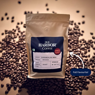 old harbor roasted coffee beans 1 kg|medium dark roast
