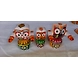 Lord Jagannath, Balabhadra, Subhadra Wood Statue - small (8&quot;)-PU1110_LJBSW_1-sm