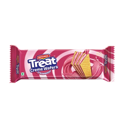 TREAT CREME WAFERS STRAWBERRY