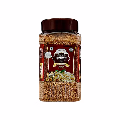 BROWN BASMATI RICE JAR-Groc_6718