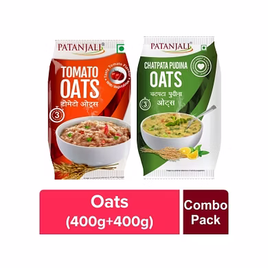 OATS COMBO(TOMATO OATS 400GM + CHATPATA PUDINA OATS 400GM)-Groc_6754