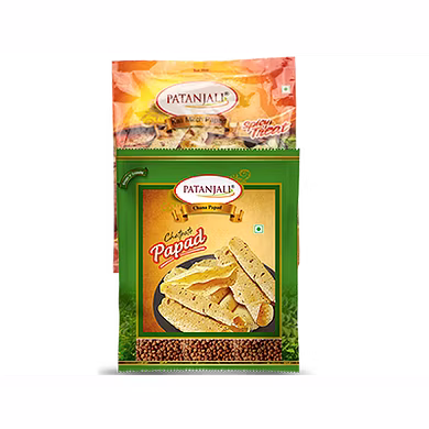 PATANJALI PAPAD COMBO ( Kali Mirch + Chana Dal Papad)-Groc_6763