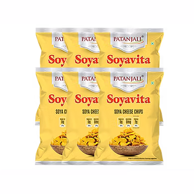 SOYAVITA SOYA CHEESE CHIPS (Pack of 6)-Groc_6779
