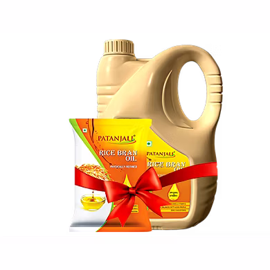 RICE BRAN OIL JAR ( Free 1Ltr Pouch)-Groc_6794