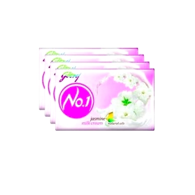 Godrej No.1 Jasmine Milk Cream Soap-SKU-JAS-33gm