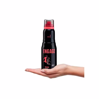 Engage Man Deodorant, Rush, 150ml / 165ml (Weight May Vary)-SKU-ENG012