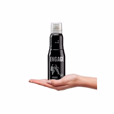 Engage New Metal Range Frost Deodorant Spray For Men,165ml / 110ml-SKU-ENG014