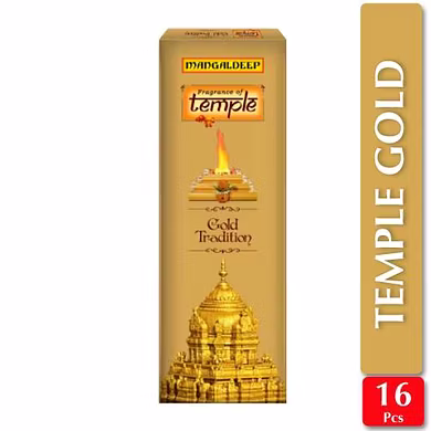 Mangaldeep Temple Yagna Gold Tradition Agarbatt-SKU-MGD005