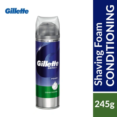 Gillette Series Shaving Foam - Conditioning 245g