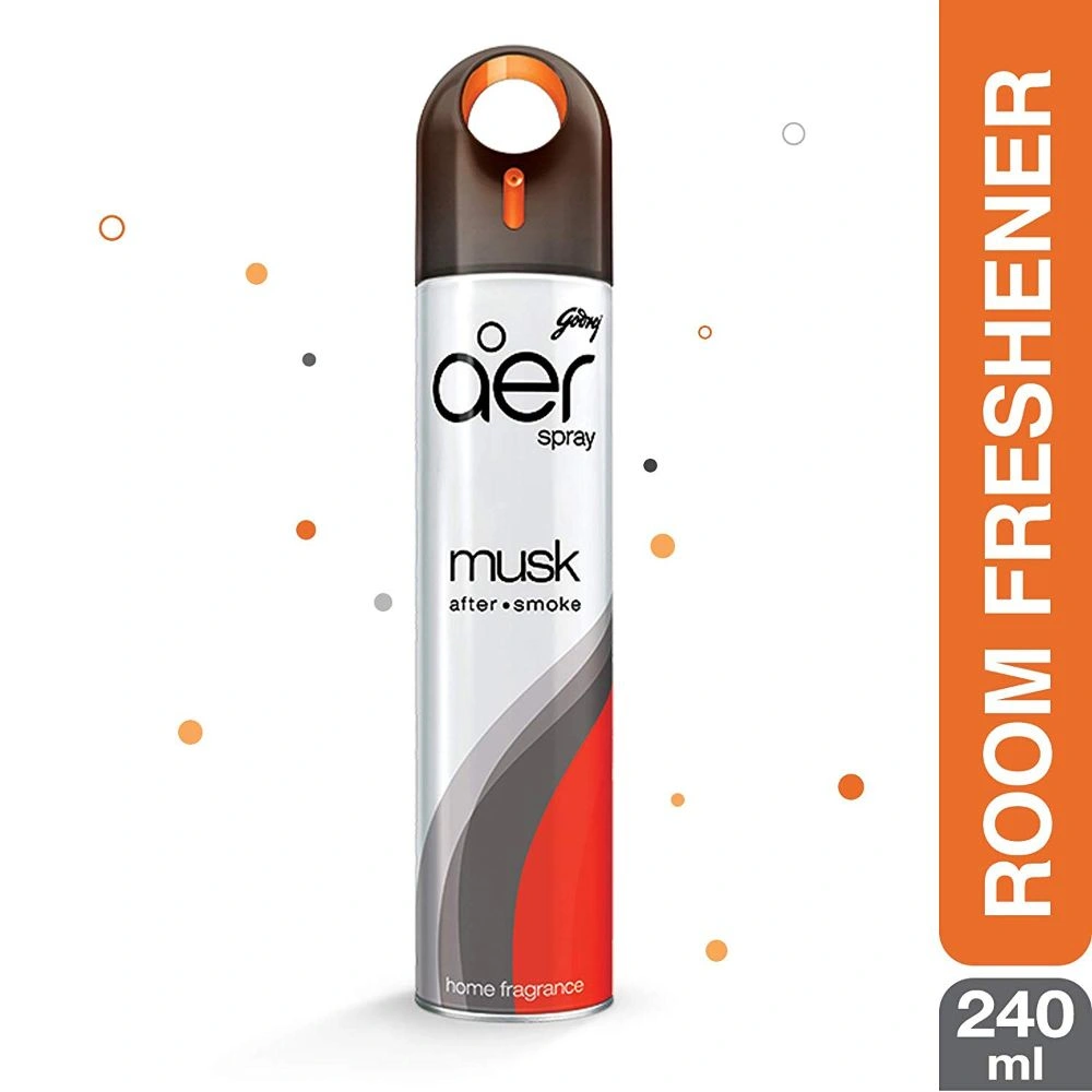 Godrej AER Room Freshner Spray - MUSK 240ml-BM1172