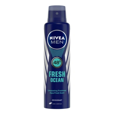 Nivea Men Body Deodorant Spray , Fresh Ocean 150ml