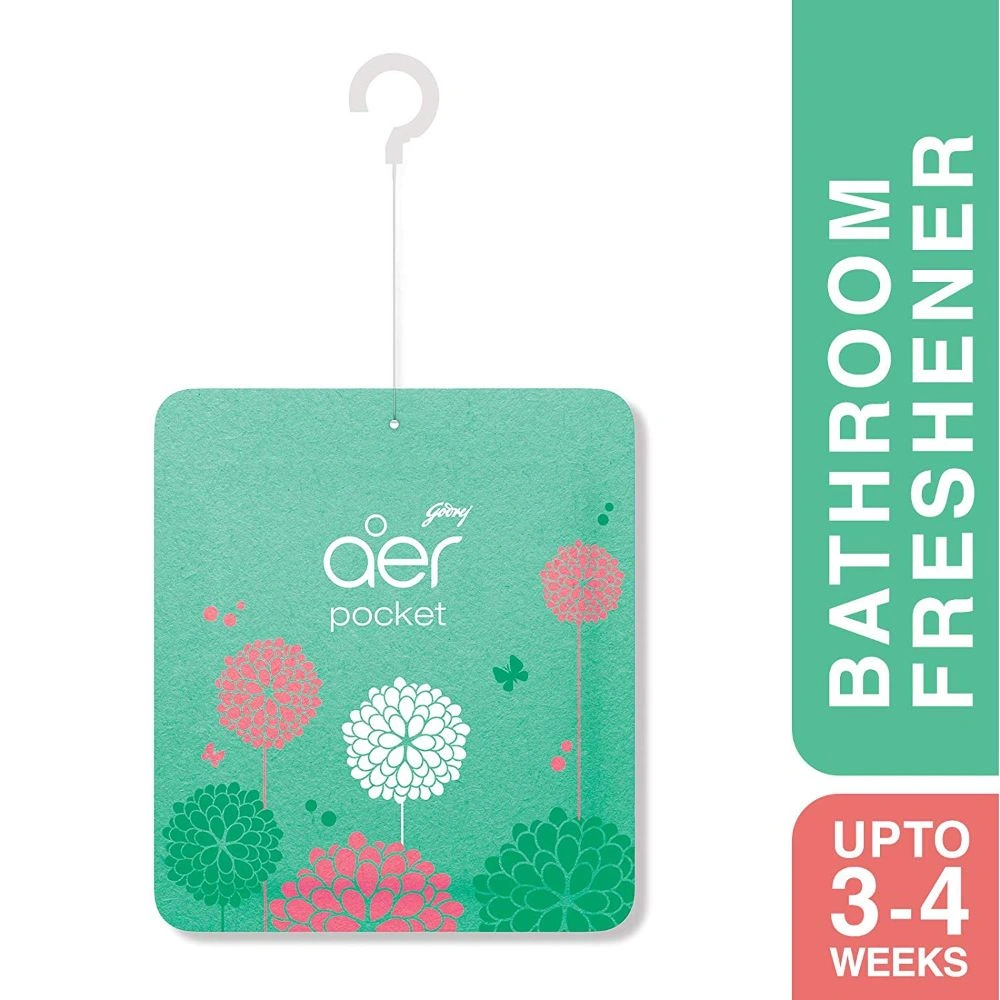 Godrej AER Pocket Bathroom Freshner - MORNING (Misty Meadow) 1Pc-BM1191